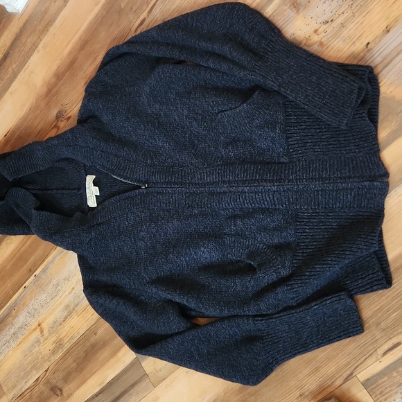 Cabela's Navy Blue Zip-Up Sweater - Picture 2 of 6